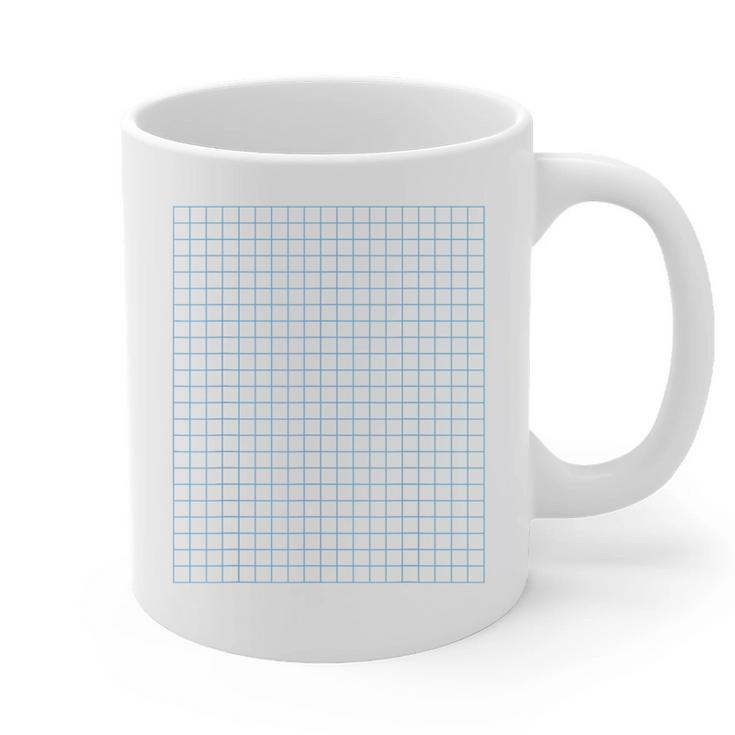 Graph Paper Engineer Architecture Math Teacher Costume Graphic Print Coffee Mug
