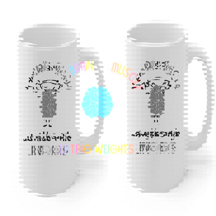 Growth Mindset Tee Teacher Quotes Men Women Kids Graphic Print Coffee Mug