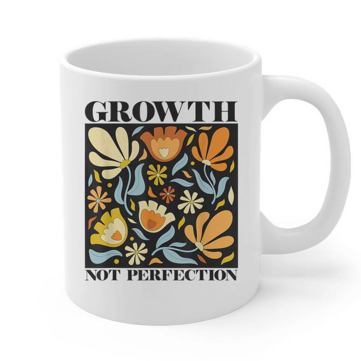 Growth Not Perfection Abstract Florals SPED Teacher Graphic Print Coffee Mug
