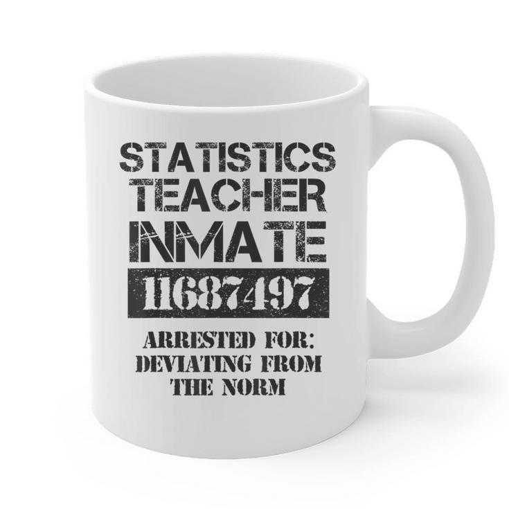 Halloween Statistics Teacher Prisoner Costume Graphic Print Coffee Mug
