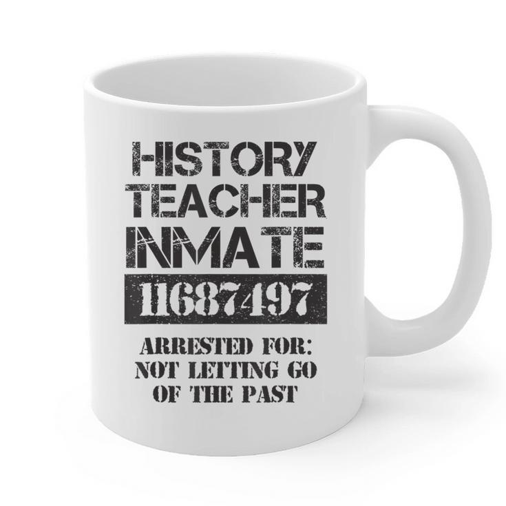 Halloween History Teacher Prisoner Costume Graphic Print Coffee Mug