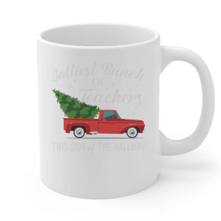 Jolliest Bunch Of Teachers This Side Of The Hallway Graphic Print Coffee Mug