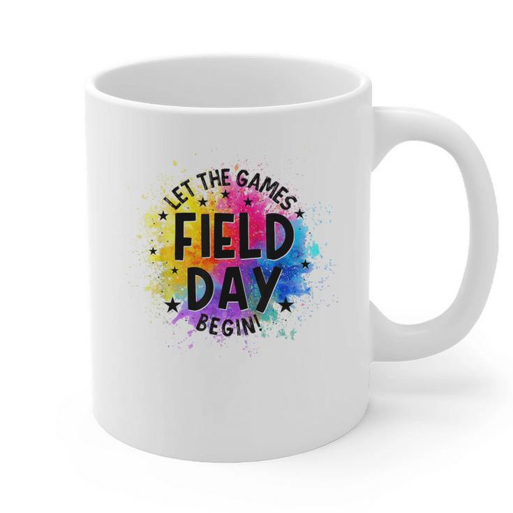Let The Games Begin Field Day Fun Day Teachers Boys Girls Graphic Print Coffee Mug