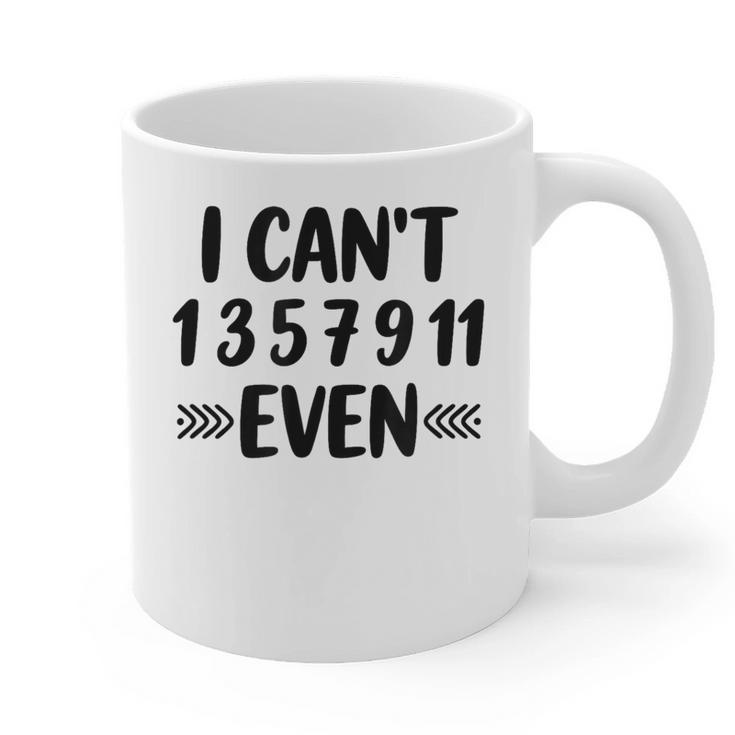 Math Teacher Can't Even Appreciation Science Day Graphic Print Coffee Mug