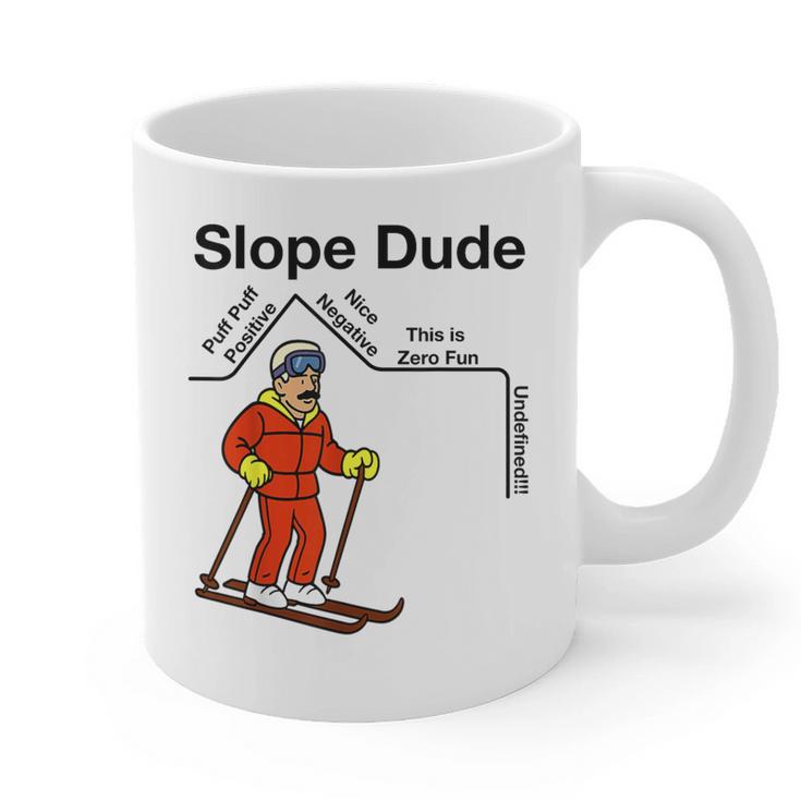 Nerdy Slope Dude Geometry Algebra Math Teacher Graphic Print Coffee Mug