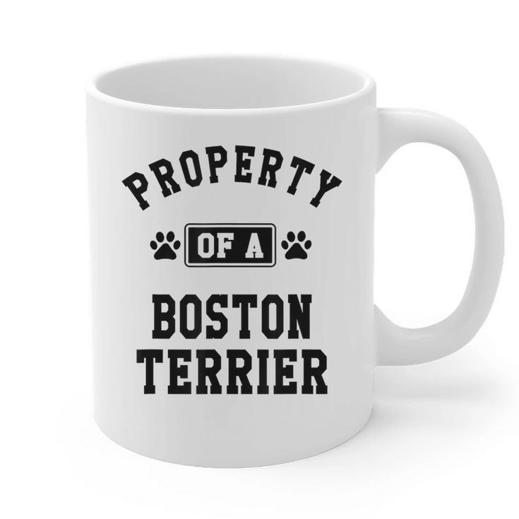 Property Of Boston Terrier Boston Terrier Shirt Graphic Print Coffee Mug, trending gift