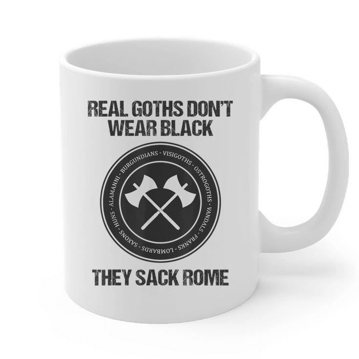 Real Goths Sack Rome History Teacher Graphic Print Coffee Mug