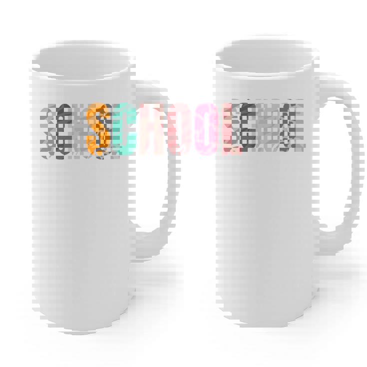 School Psychologist Rainbow Psychology Teacher Graphic Print Coffee Mug