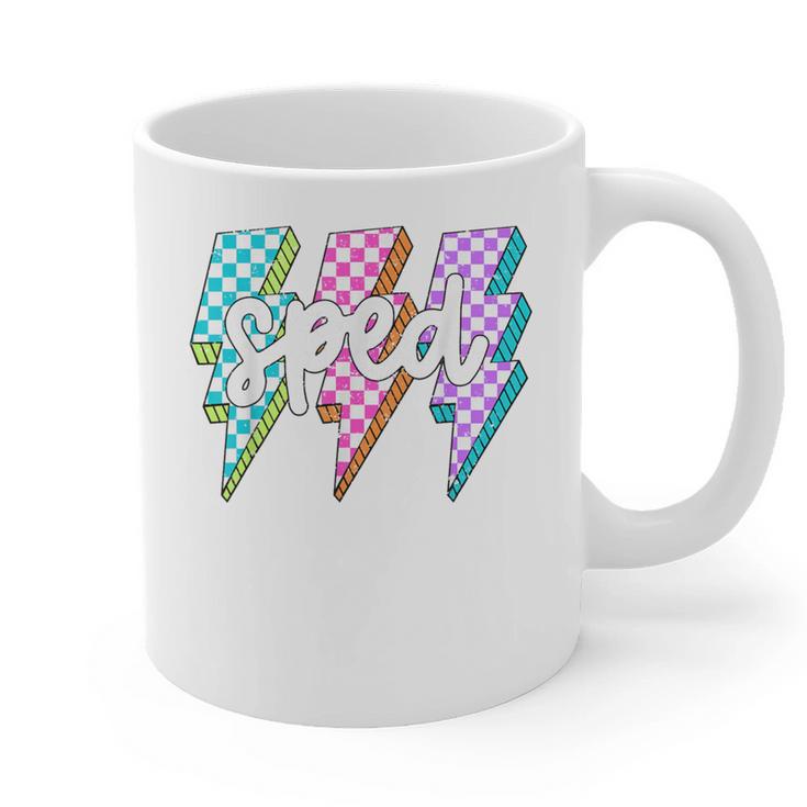 SPED Teacher Squad Lightning Bolt Special Education Graphic Print Coffee Mug