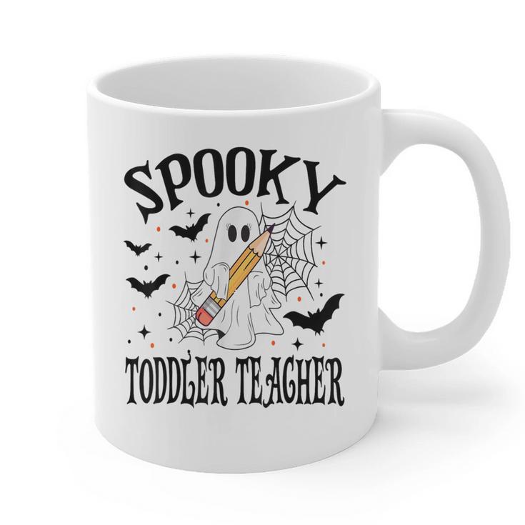 Spooky Toddler Teacher Halloween School Graphic Print Coffee Mug