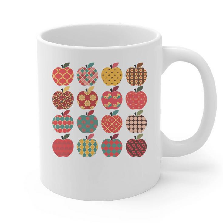 Teacher Apple Back To School Art For School Supplies Graphic Print Coffee Mug
