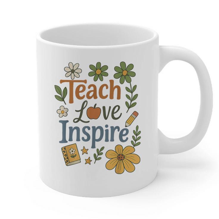 Teacher Inspire Love Graphic Print Coffee Mug