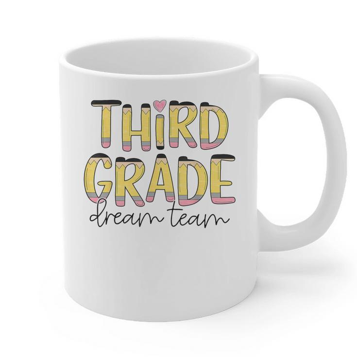Third Grade Dream Team 3rd Grade Teacher Back To School Kids Graphic Print Coffee Mug