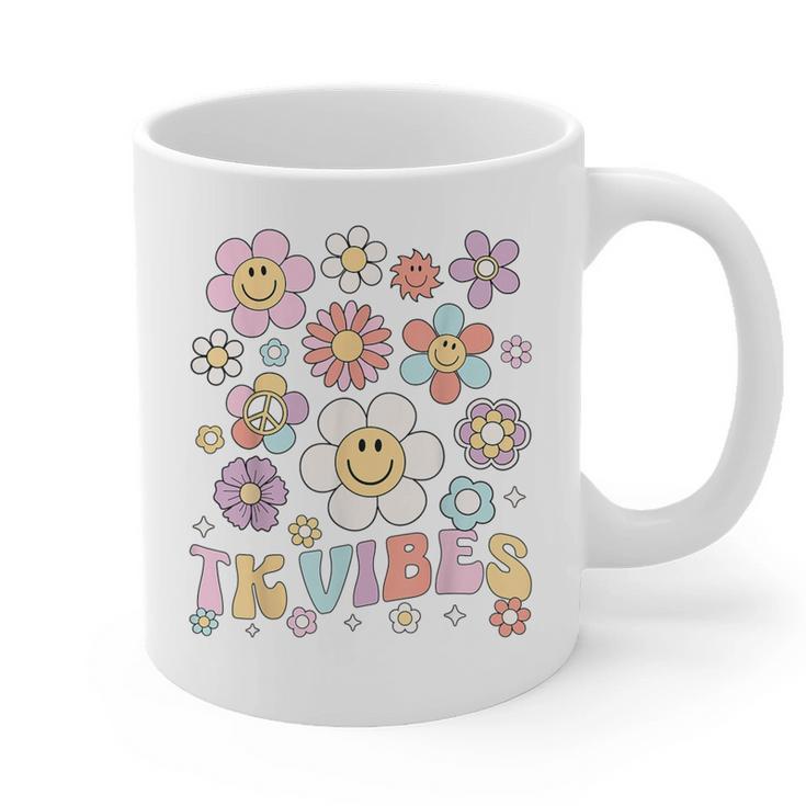TK Vibes Back To School TK Girl Kid TK Team TK Teacher Women Graphic Print Coffee Mug