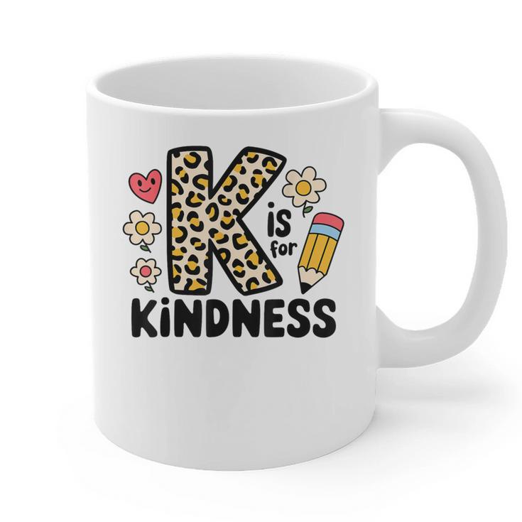 Unity Day Design Kindness Orange Teacher Kids Be Kind Graphic Print Coffee Mug