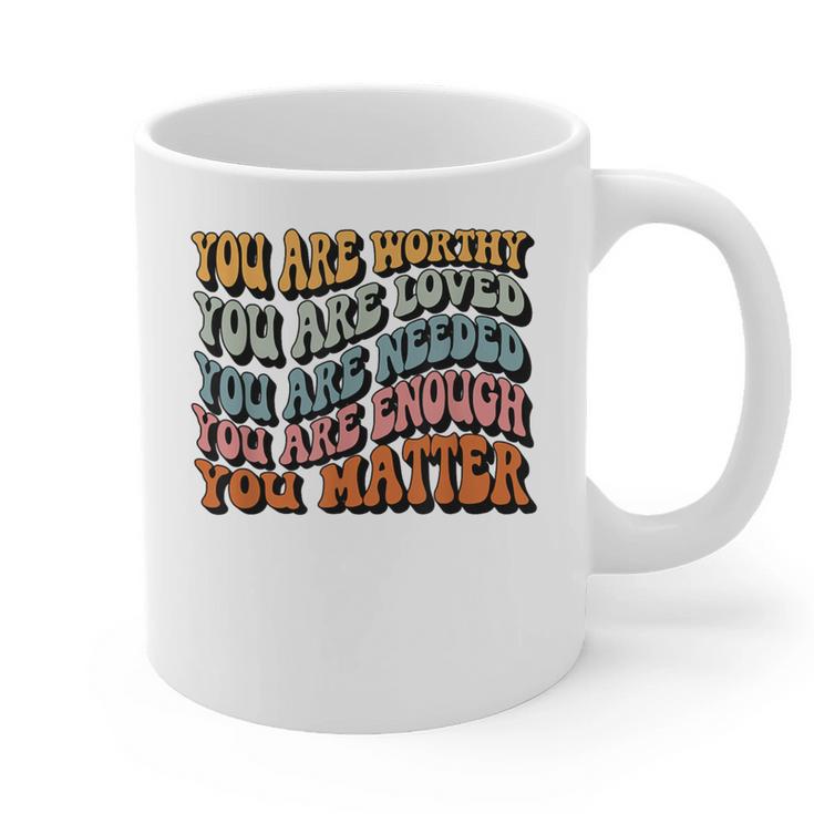 Unity Day Tee Orange Women Teacher You Matter Orange Be Kind Graphic Print Coffee Mug