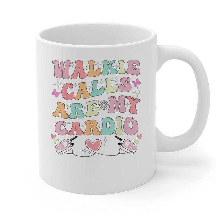 Walkie Calls Are My Cardio Special Education Teacher School Graphic Print Coffee Mug