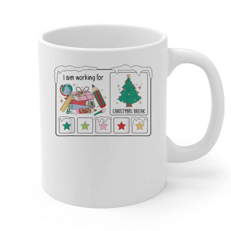 I Am Working For Christmas Break Special Education Teacher Graphic Print Coffee Mug