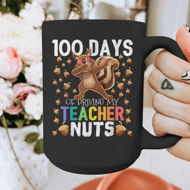 100 Days Of Driving My Teacher Nuts Dabbing Squirrel School Graphic Print Coffee Mug, funny design 100 Days Of Driving My Teacher Nuts Dabbing Squirrel School Graphic Print Coffee Mug, funny design