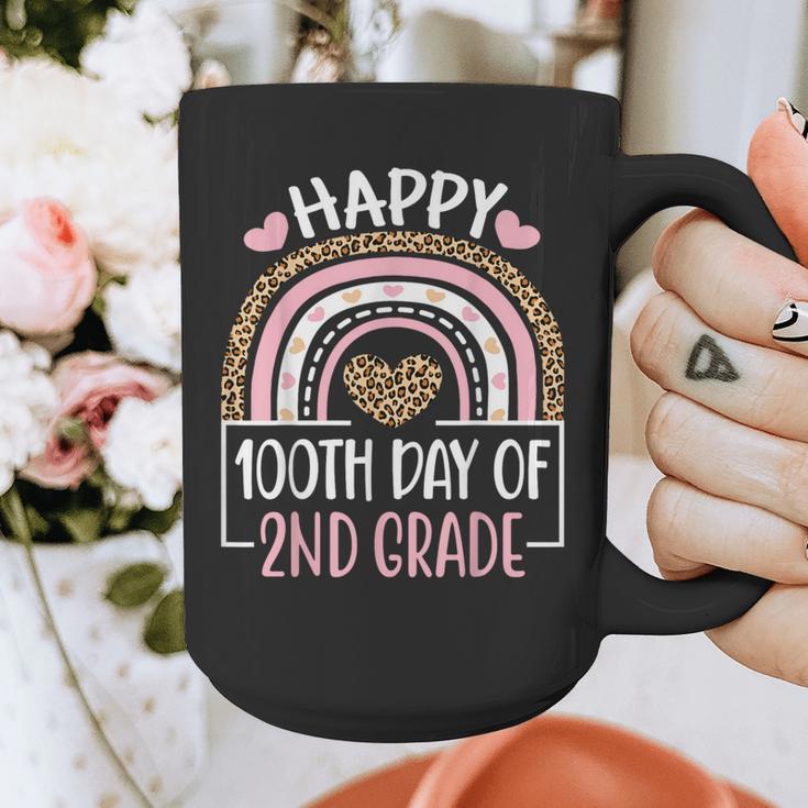 100th Day Of 2nd Grade 100 Days Of School Teacher Graphic Print Coffee Mug, 2nd Grade Teacher Gifts, funny design