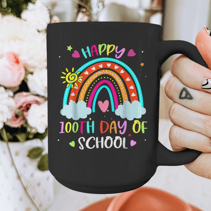 100th Day Of School Rainbow Happy 100 Days Smarter Teacher Graphic Print Coffee Mug, funny design 100th Day Of School Rainbow Happy 100 Days Smarter Teacher Graphic Print Coffee Mug, funny design