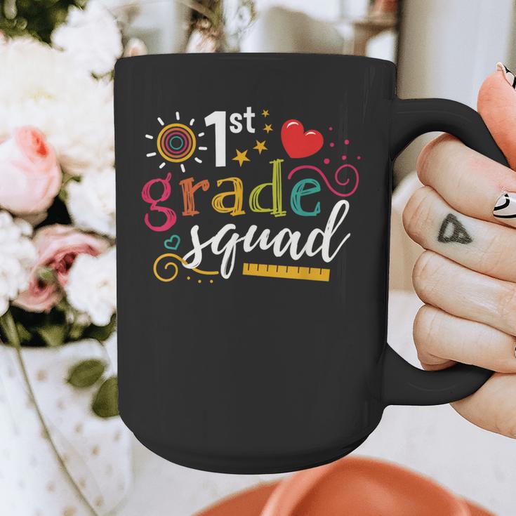 1st First Grade Squad Student Teacher Back To School Graphic Print Coffee Mug, First Grade Teacher Gifts, funny design 1st First Grade Squad Student Teacher Back To School Graphic Print Coffee Mug, First Grade Teacher Gifts, funny design