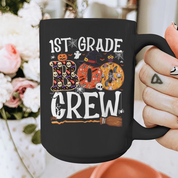1st Grade Boo Crew Cute Ghost Halloween Teacher Kids Graphic Print Coffee Mug, funny design 1st Grade Boo Crew Cute Ghost Halloween Teacher Kids Graphic Print Coffee Mug, funny design