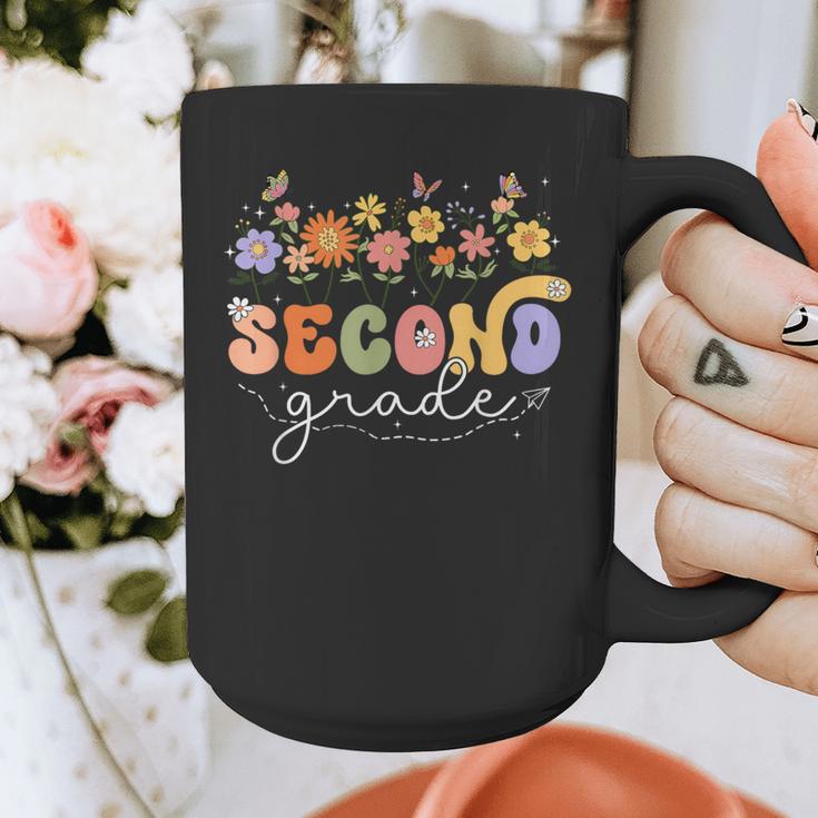 2nd Second Grade Teacher Wildflower Back To School Floral Graphic Print Coffee Mug, 2nd Grade Teacher Gifts, funny design 2nd Second Grade Teacher Wildflower Back To School Floral Graphic Print Coffee Mug, 2nd Grade Teacher Gifts, funny design
