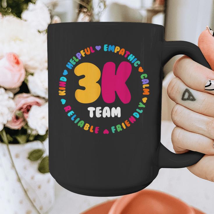 3K Team & Teacher Squad Threes Crew PreK Elementary Team Graphic Print Coffee Mug, funny design 3K Team & Teacher Squad Threes Crew PreK Elementary Team Graphic Print Coffee Mug, funny design