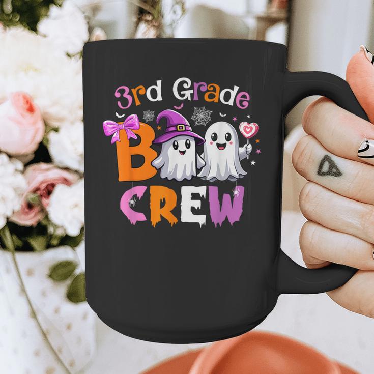 3rd Grade Boo Crew Third Grade Halloween Costume Teacher Kid Graphic Print Coffee Mug, funny design