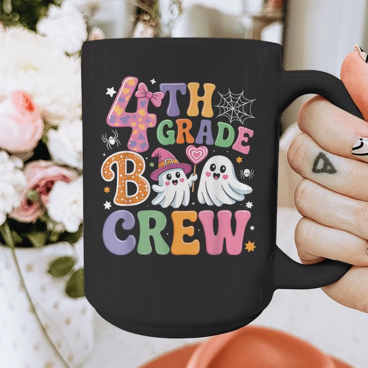 4th Grade Boo Crew Fourth Grade Teacher Kids Happy Halloween Graphic Print Coffee Mug, 4th Grade Teacher Gifts, funny design 4th Grade Boo Crew Fourth Grade Teacher Kids Happy Halloween Graphic Print Coffee Mug, 4th Grade Teacher Gifts, funny design