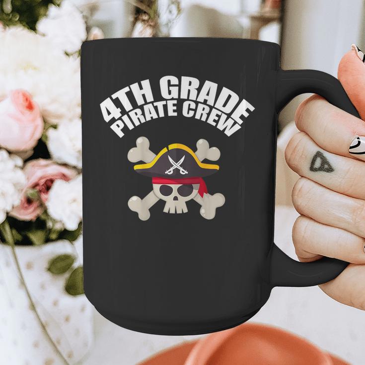 4th Grade Pirate Crew Halloween Costume Cool Teacher Student Graphic Print Coffee Mug, 4th Grade Teacher Gifts, funny design 4th Grade Pirate Crew Halloween Costume Cool Teacher Student Graphic Print Coffee Mug, 4th Grade Teacher Gifts, funny design