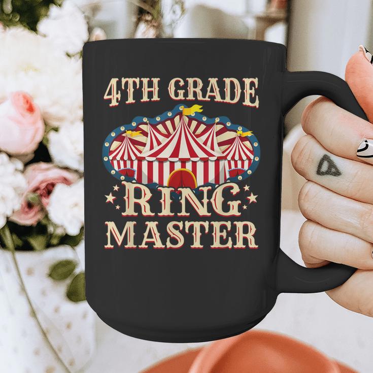 4th Grade Ringmaster Shirt 4th Grade Teacher Shirts Teacher Men Women Kids Graphic Print Coffee Mug, 4th Grade Teacher Gifts, funny design
