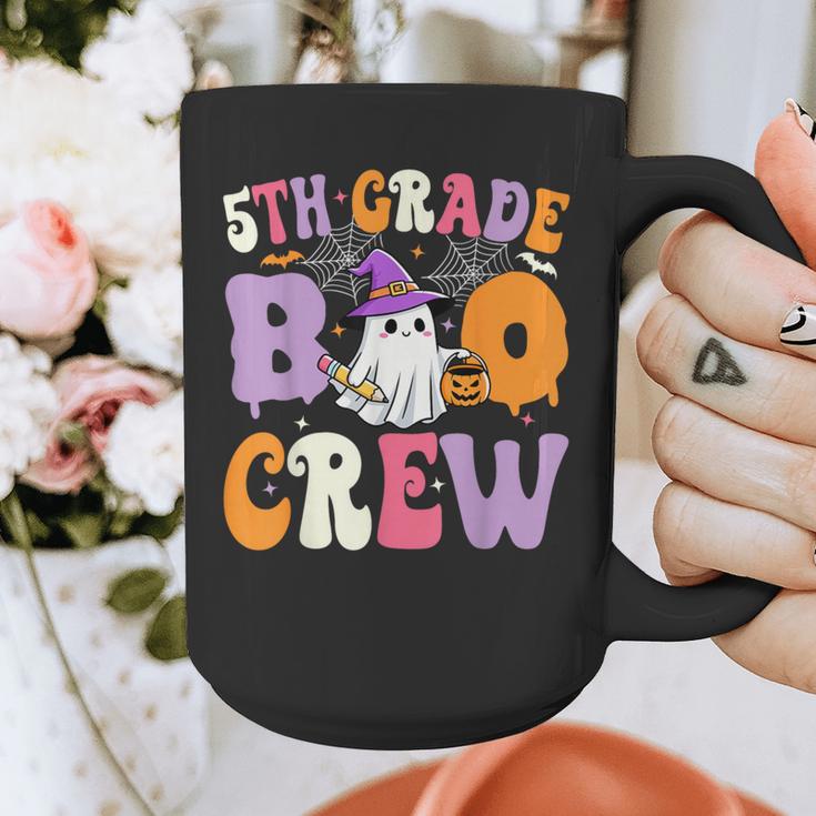 5th Grade Boo Crew Spooky Fifth Grade Halloween Teacher Graphic Print Coffee Mug, funny design 5th Grade Boo Crew Spooky Fifth Grade Halloween Teacher Graphic Print Coffee Mug, funny design