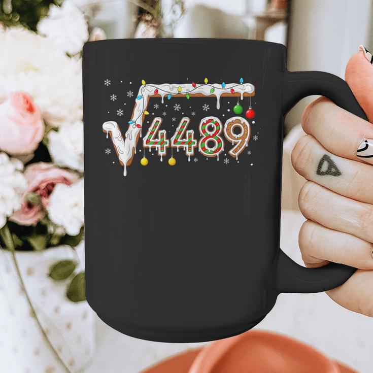 67 Meme Square Root 4489 Slang Math Teacher Christmas Graphic Print Coffee Mug, funny design