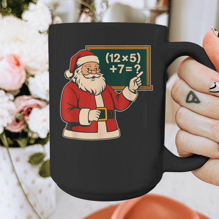 67 Teacher Christmas Santa Six Seven Meme Brainrot Math Joke Graphic Print Coffee Mug, funny design