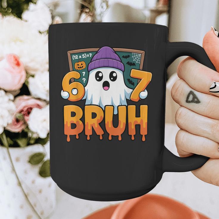 67 Teacher Ghost Six Seven Meme Math Equation Bruh Halloween Graphic Print Coffee Mug, funny design 67 Teacher Ghost Six Seven Meme Math Equation Bruh Halloween Graphic Print Coffee Mug, funny design
