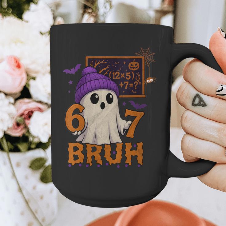 67 Teacher Halloween Ghost Six Seven Meme Math Equation Bruh Graphic Print Coffee Mug, funny design 67 Teacher Halloween Ghost Six Seven Meme Math Equation Bruh Graphic Print Coffee Mug, funny design
