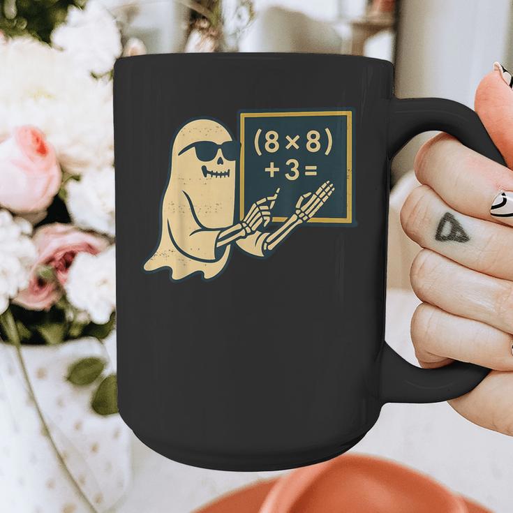 67 Teacher Halloween Skeleton Ghost Six Seven Meme Math Graphic Print Coffee Mug, funny design