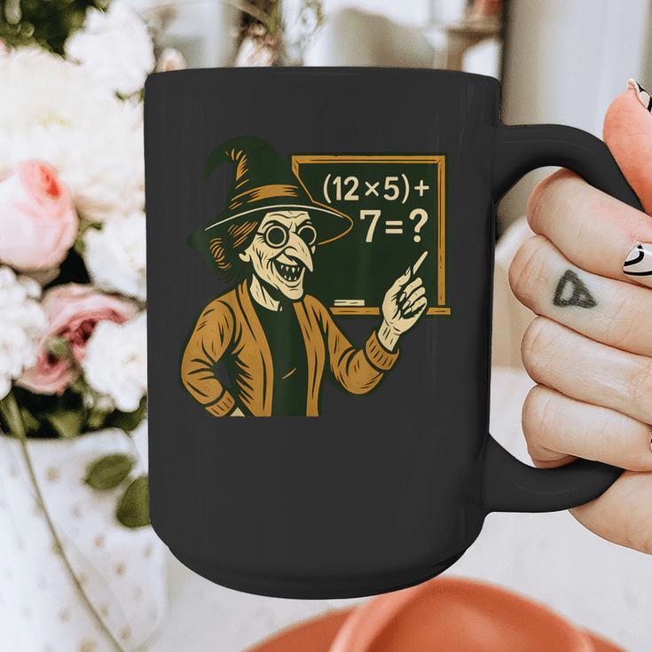 67 Teacher Halloween Witch Six Seven Meme Brainrot Math Joke Graphic Print Coffee Mug, funny design