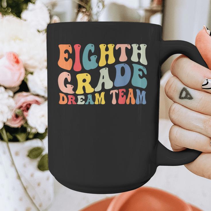 8th Grade Dream Team Teachers Boys Kids Retro Back To School Graphic Print Coffee Mug, funny design 8th Grade Dream Team Teachers Boys Kids Retro Back To School Graphic Print Coffee Mug, funny design