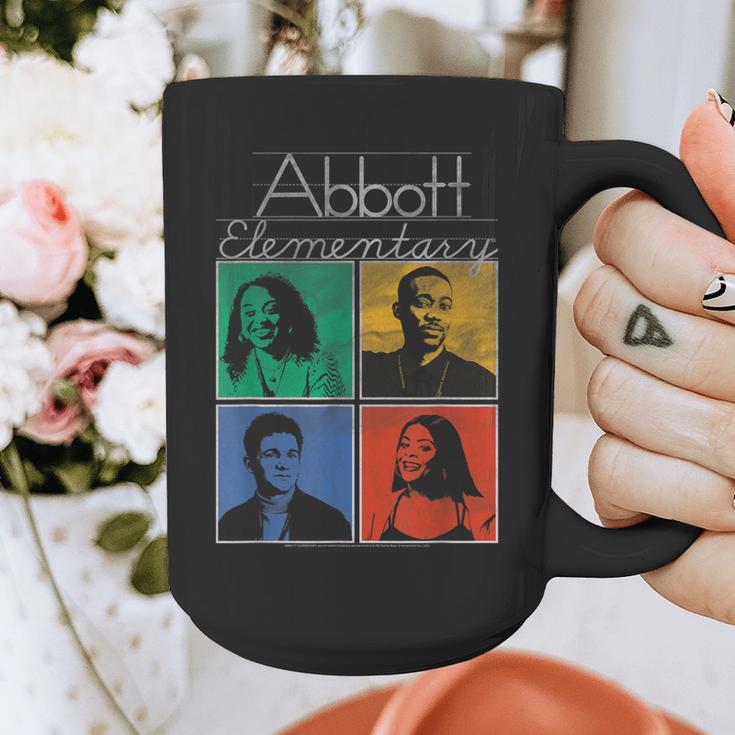 Abbott Elementary Colorful Pop Art Teachers TV Show Graphic Print Coffee Mug, funny design Abbott Elementary Colorful Pop Art Teachers TV Show Graphic Print Coffee Mug, funny design