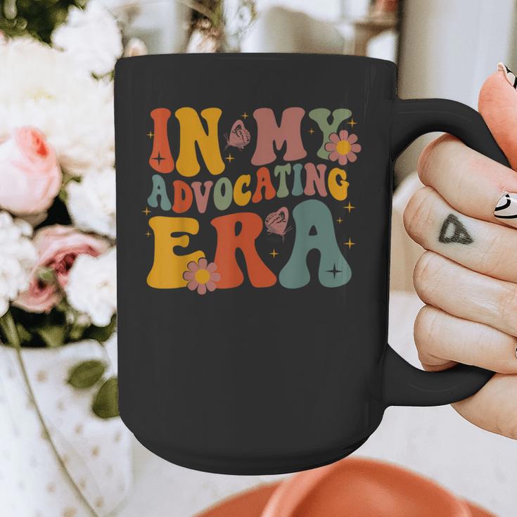 In My Advocating Era Advocate Autism Awareness Sped Teacher Men Women Kids Graphic Print Coffee Mug, funny design
