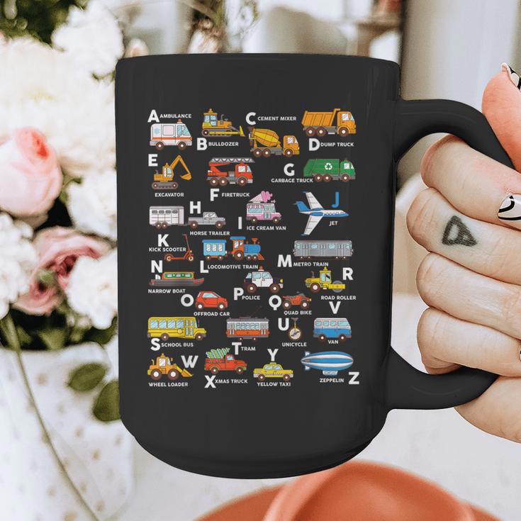Alphabet Vehicles ABCs Learning Teachers Kids Boys Girls Graphic Print Coffee Mug, funny design Alphabet Vehicles ABCs Learning Teachers Kids Boys Girls Graphic Print Coffee Mug, funny design