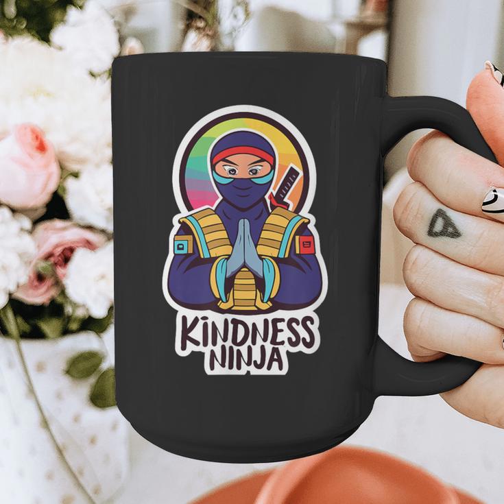 Anti Bullying Kindness Ninja School Teacher Student Graphic Print Coffee Mug, funny design