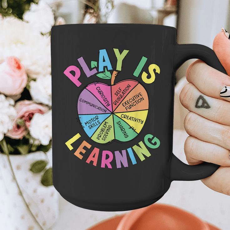Apple Retro Play Is Learning Kindergarten Teacher Daycare Graphic Print Coffee Mug, funny design Apple Retro Play Is Learning Kindergarten Teacher Daycare Graphic Print Coffee Mug, funny design