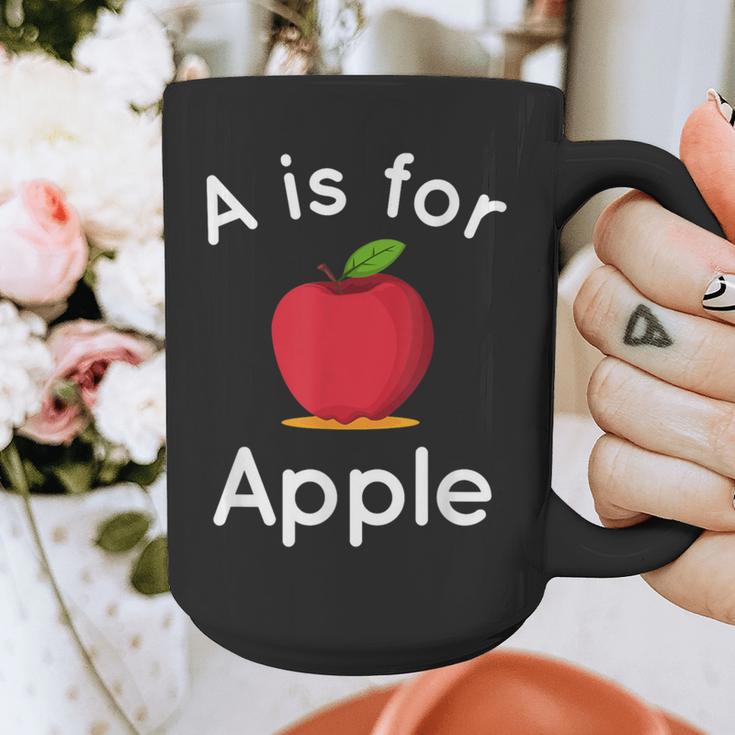 A Is For Apple Toddler Kindergarten Preschool Teacher Graphic Print Coffee Mug, funny design A Is For Apple Toddler Kindergarten Preschool Teacher Graphic Print Coffee Mug, funny design