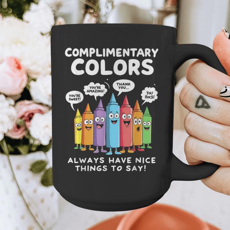 Art Teacher COMPLIMENTARY Colors Always Have Things To Say Graphic Print Coffee Mug, funny design Art Teacher COMPLIMENTARY Colors Always Have Things To Say Graphic Print Coffee Mug, funny design