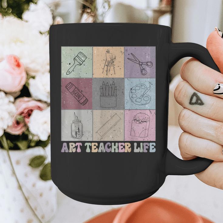 Art Teacher Life Retro Groovy Teaching Future Artists Graphic Print Coffee Mug, Future Teacher Gifts, Groovy Teacher Gifts, funny design Art Teacher Life Retro Groovy Teaching Future Artists Graphic Print Coffee Mug, Future Teacher Gifts, Groovy Teacher Gifts, funny design