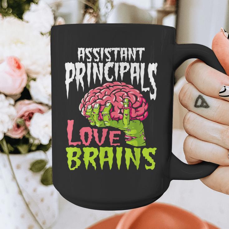 Assistant Principals Love Brains Zombie Teacher Halloween Graphic Print Coffee Mug, funny design Assistant Principals Love Brains Zombie Teacher Halloween Graphic Print Coffee Mug, funny design